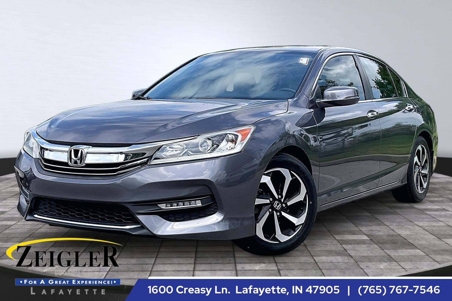 Gray (Modern Steel Metallic) 2016 Honda Accord EX Sedan Front-Wheel Drive Continuously Variable Transmission