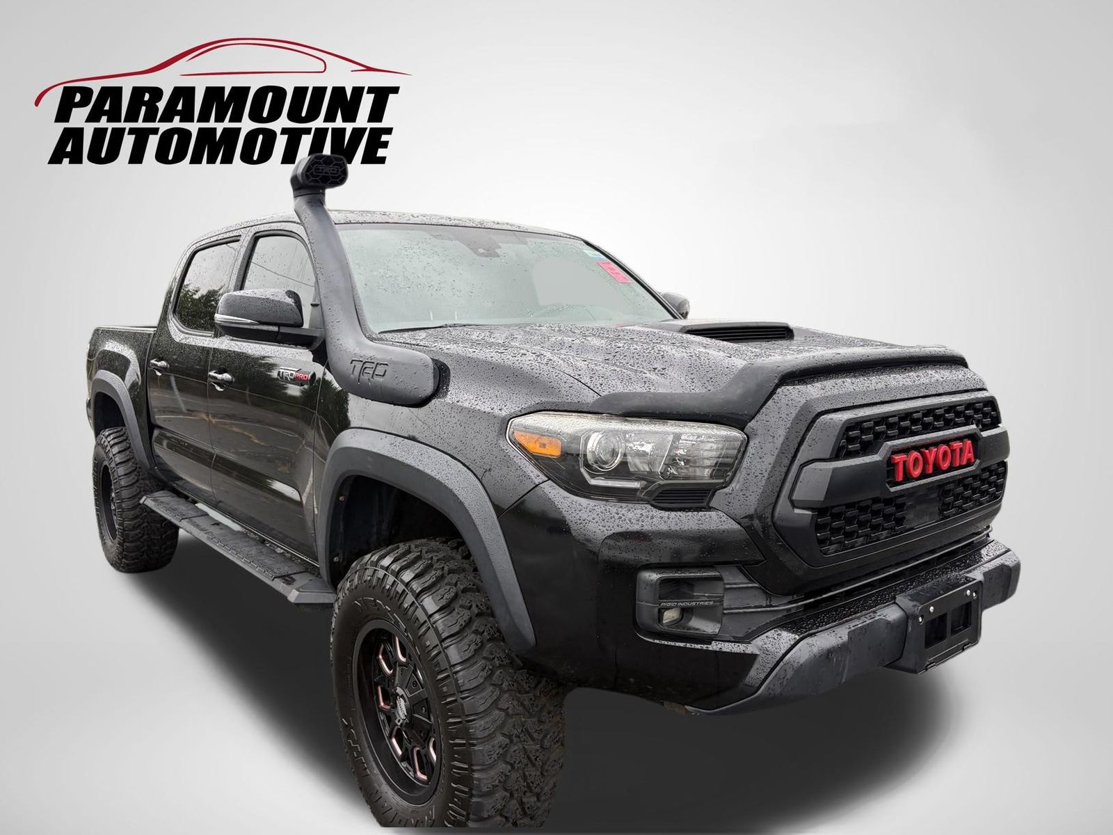 Midnight Black Metallic 2019 Toyota Tacoma Pickup Truck Four-Wheel Drive 6-Speed Automatic