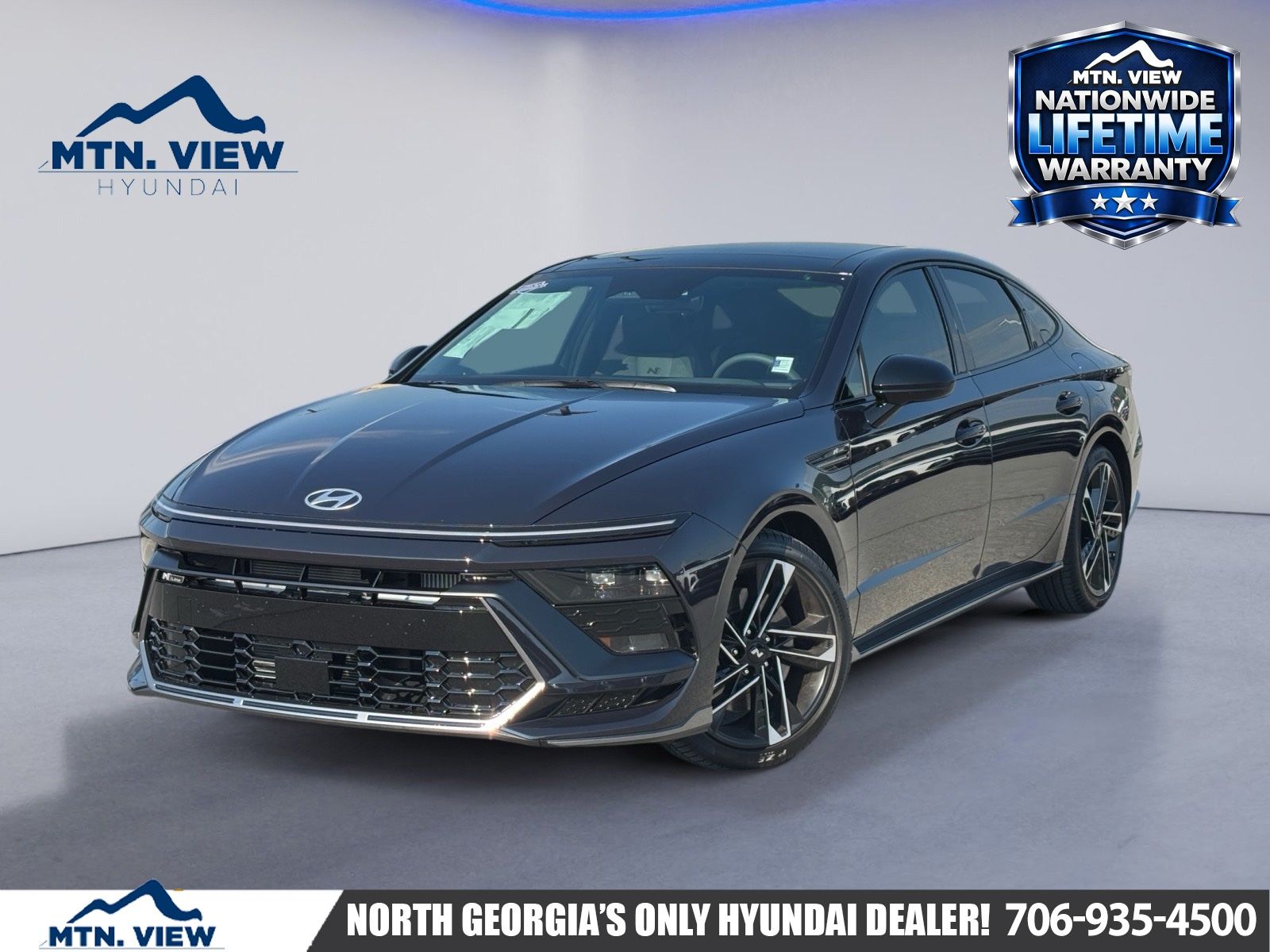 Carbon Blue 2026 Hyundai Sonata Sedan Front-Wheel Drive 8-Speed Automatic