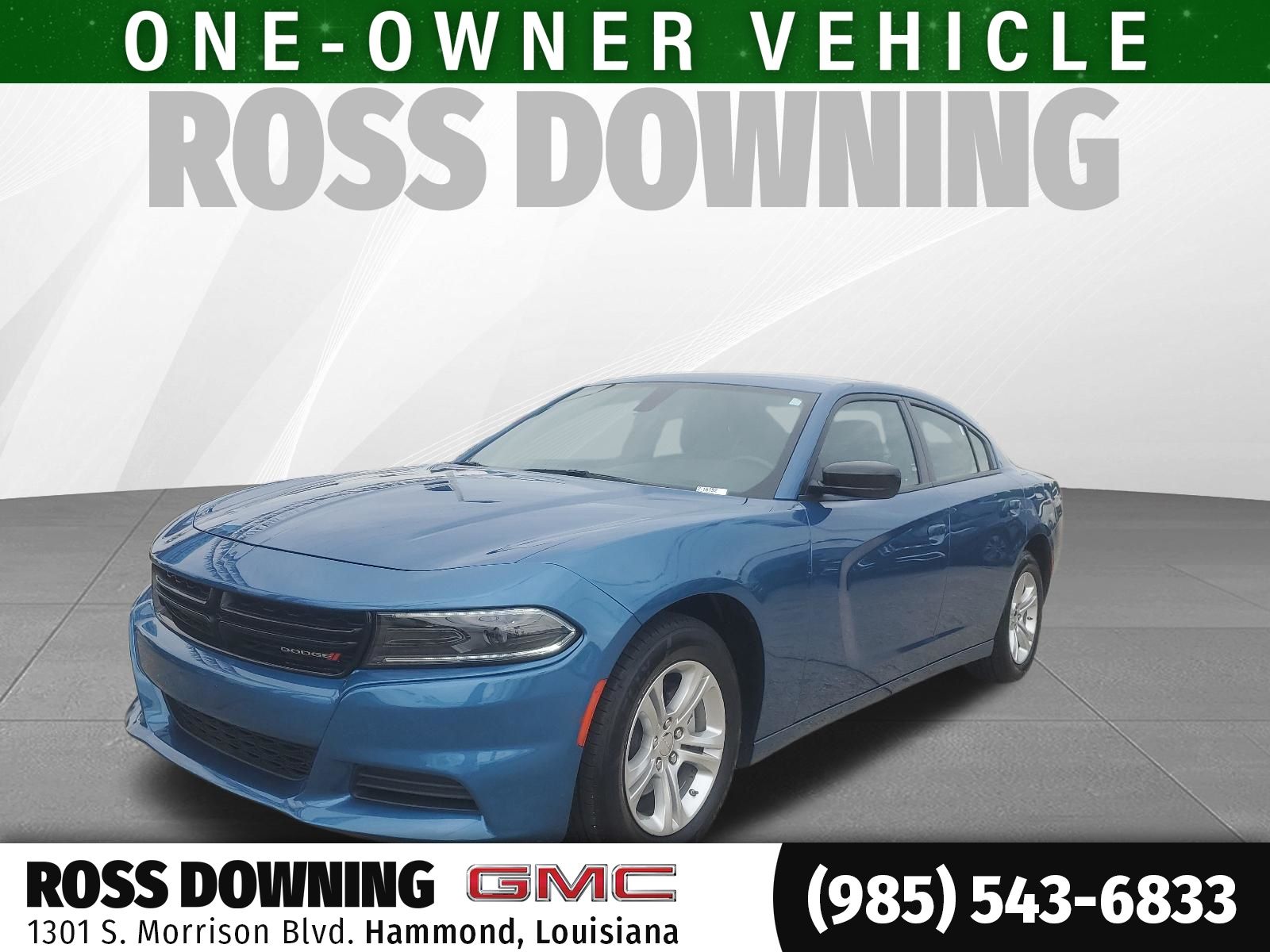 Blue (Frostbite) 2023 Dodge Charger SXT RWD Sedan Rear-Wheel Drive 8-Speed Automatic