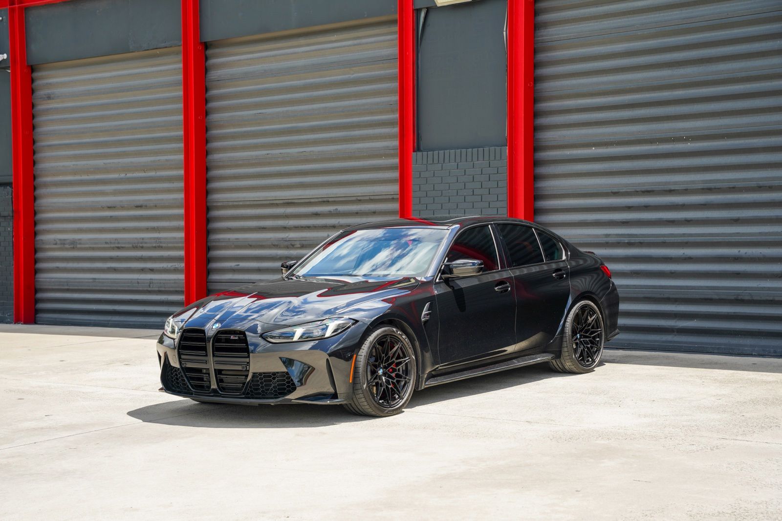 Black Sapphire Metallic 2025 BMW M3 Sedan All-Wheel Drive 8-Speed Automatic