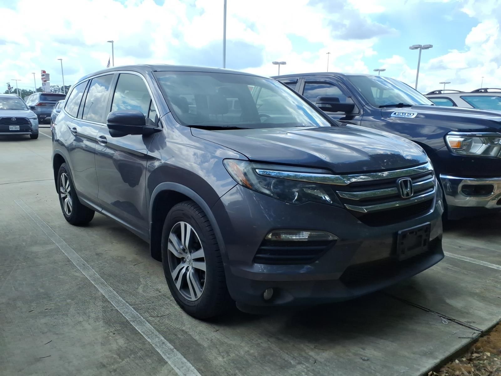 2017 Honda Pilot EX-L Gray at DeMontrond Automotive Group