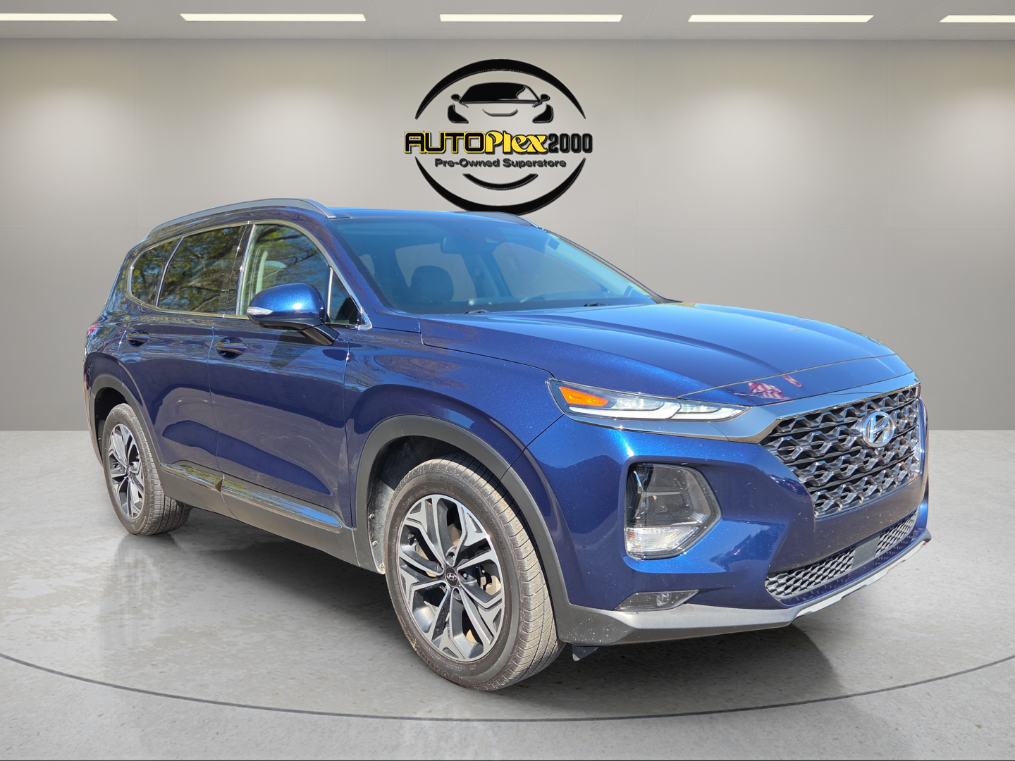 Stormy Blue 2020 Hyundai Santa Fe 2.0T Limited FWD SUV / Crossover Front-Wheel Drive 8-Speed Automatic