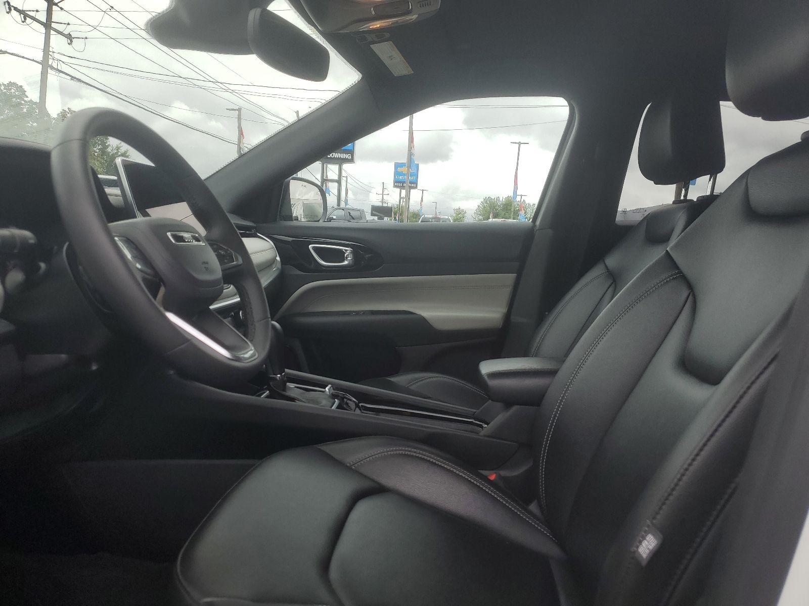 2025 Jeep Compass Limited White at Ross Downing Buick GMC