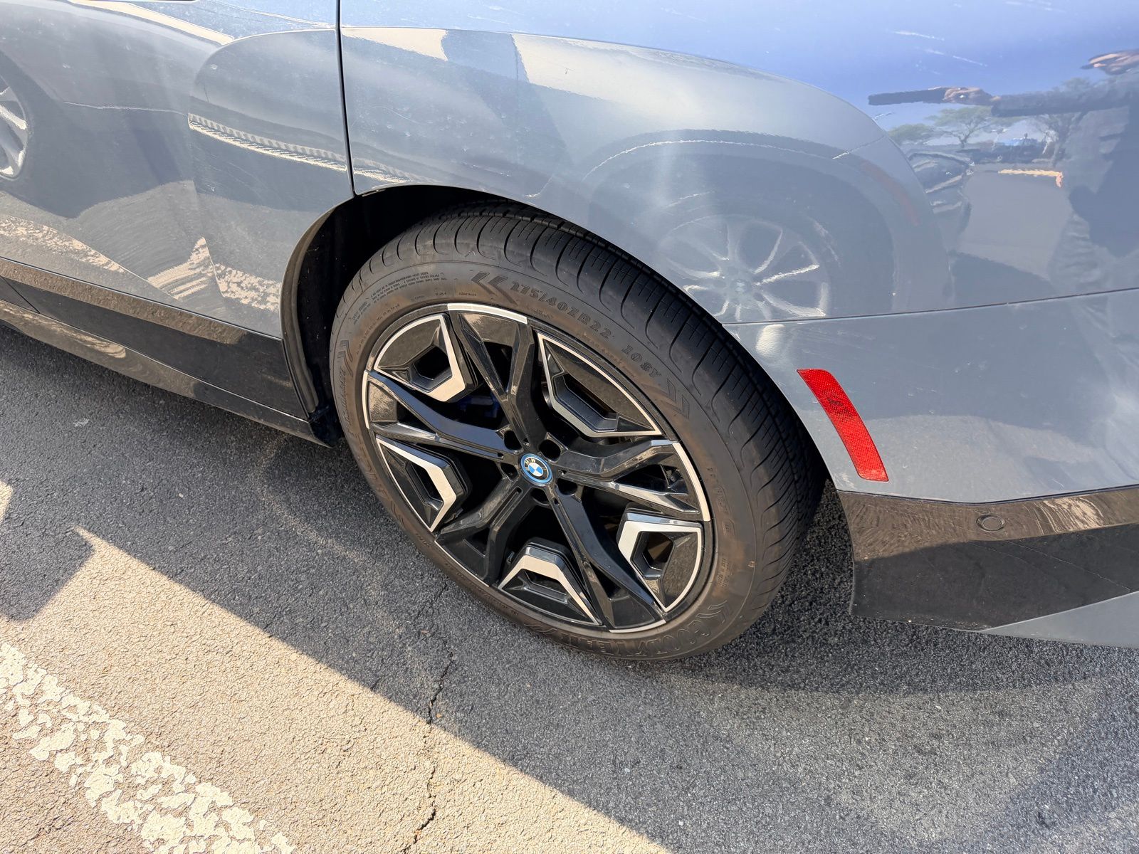 Storm Bay Metallic 2022 BMW iX xDrive50 AWD SUV / Crossover All-Wheel Drive Automatic