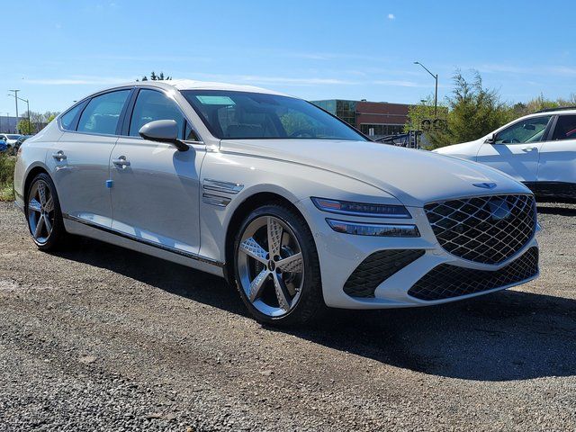 Vatna Gray 2026 Genesis G80 2.5T Sport Prestige AWD Sedan All-Wheel Drive 8-Speed Automatic