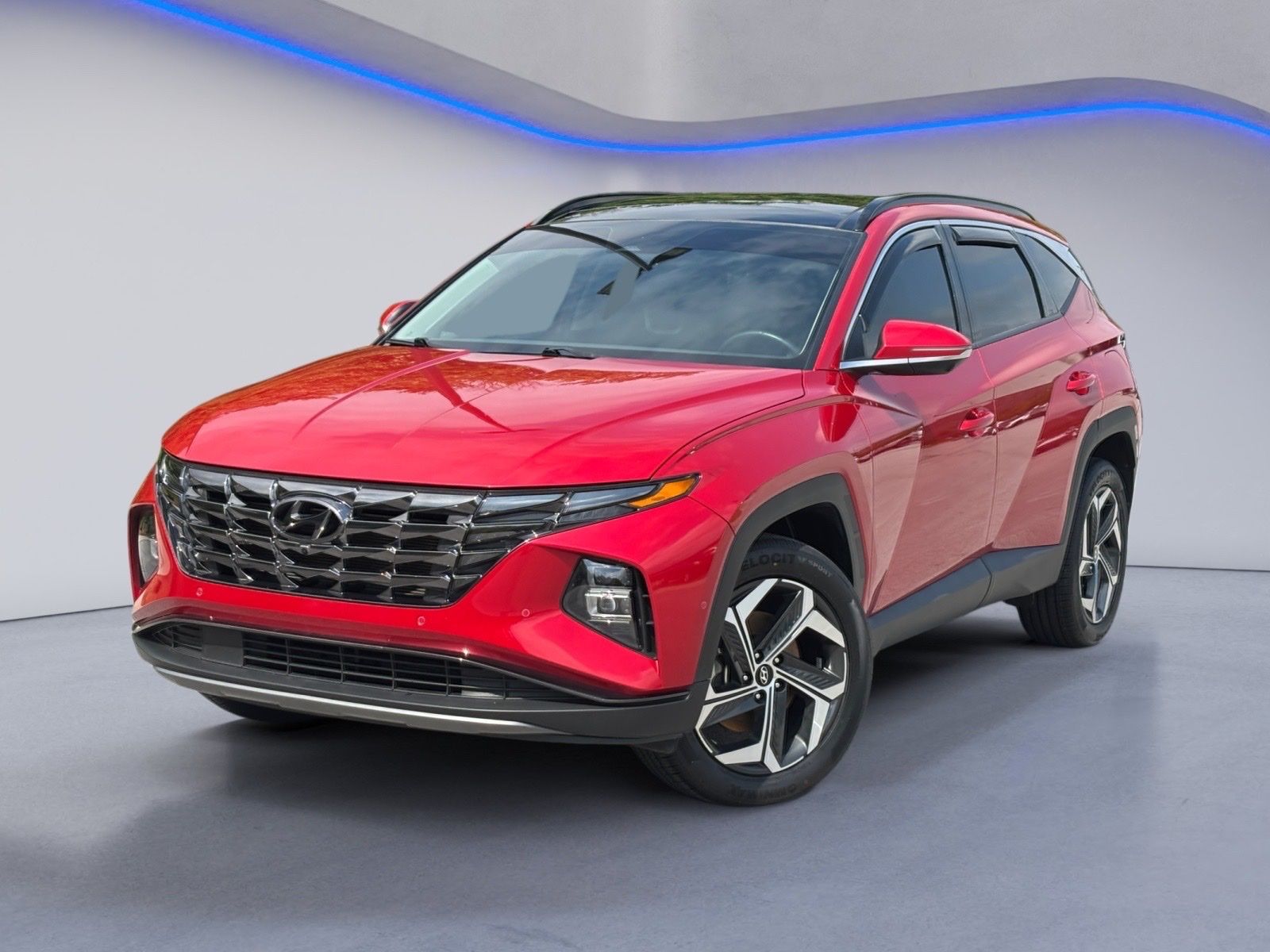 Calypso Red 2023 Hyundai Tucson SUV / Crossover All-Wheel Drive 8-Speed Automatic