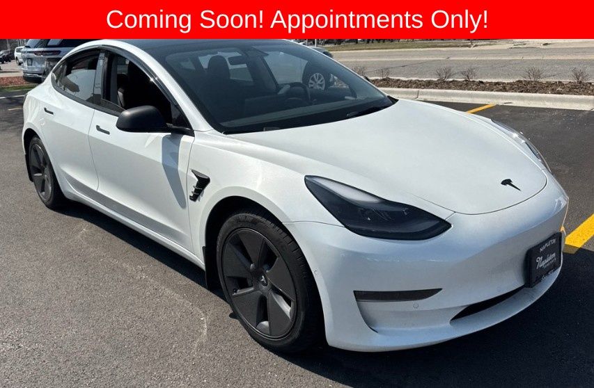 2022 Tesla Model 3 Long Range AWD Sedan All-Wheel Drive 1-Speed Automatic