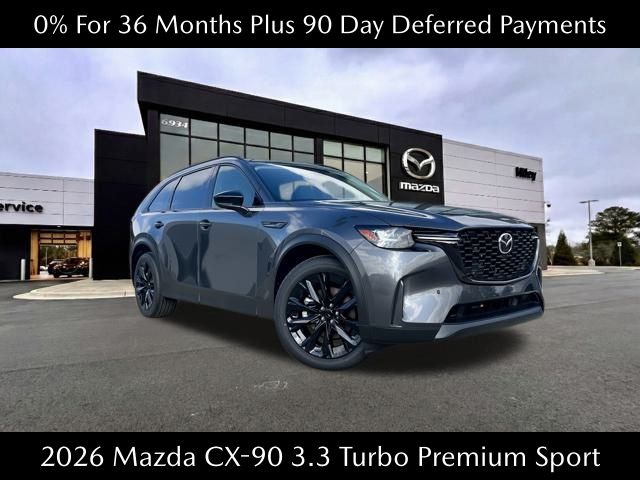 Machine Gray Metallic 2026 Mazda CX-90 SUV / Crossover All-Wheel Drive 8-Speed Automatic