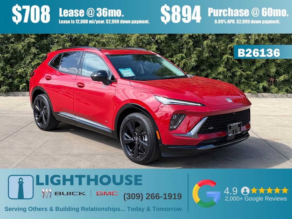 Brilliant Red 2026 Buick Envision SUV / Crossover All-Wheel Drive 9-Speed Automatic