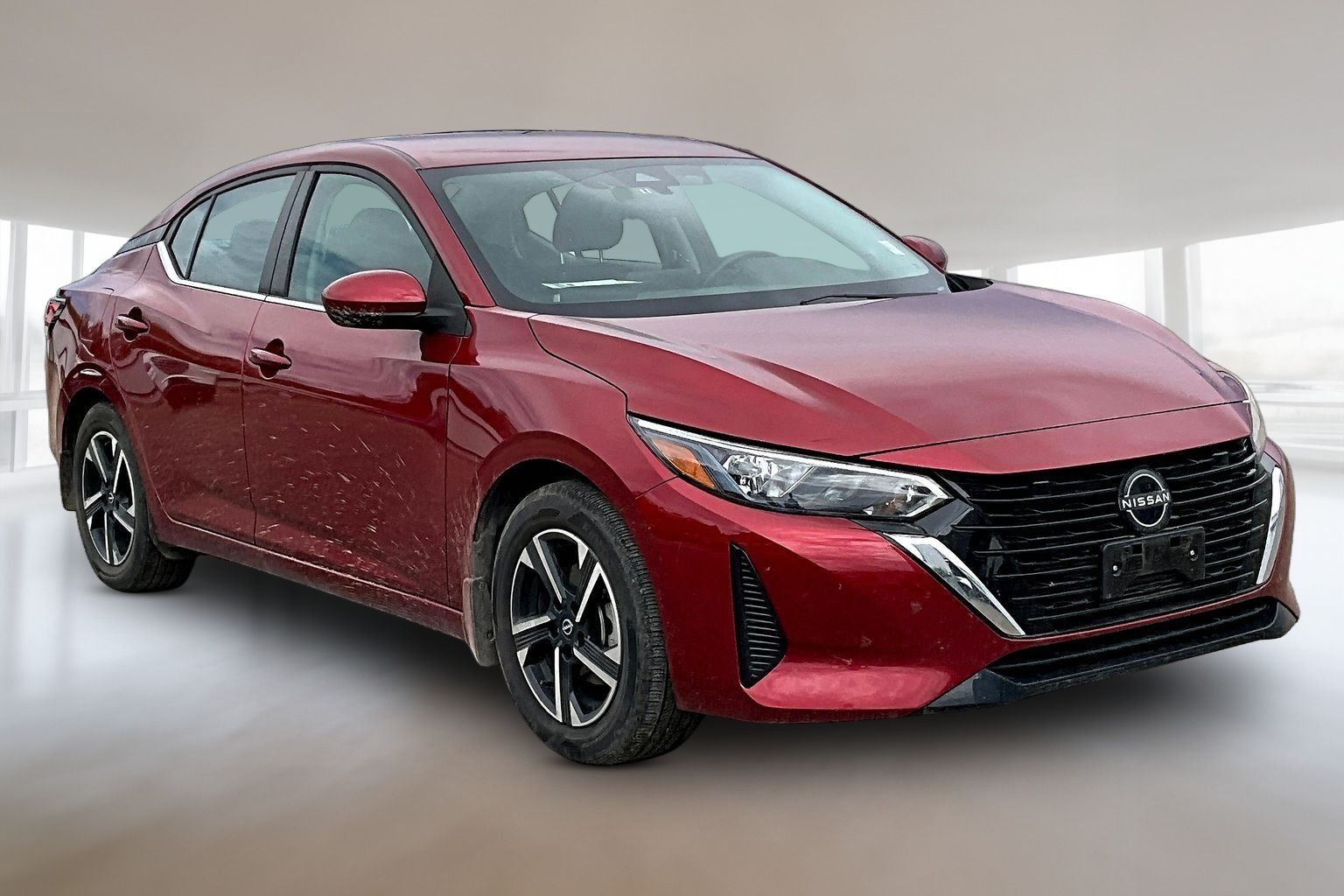 Red (Scarlet) 2024 Nissan Sentra Sedan Front-Wheel Drive Continuously Variable Transmission
