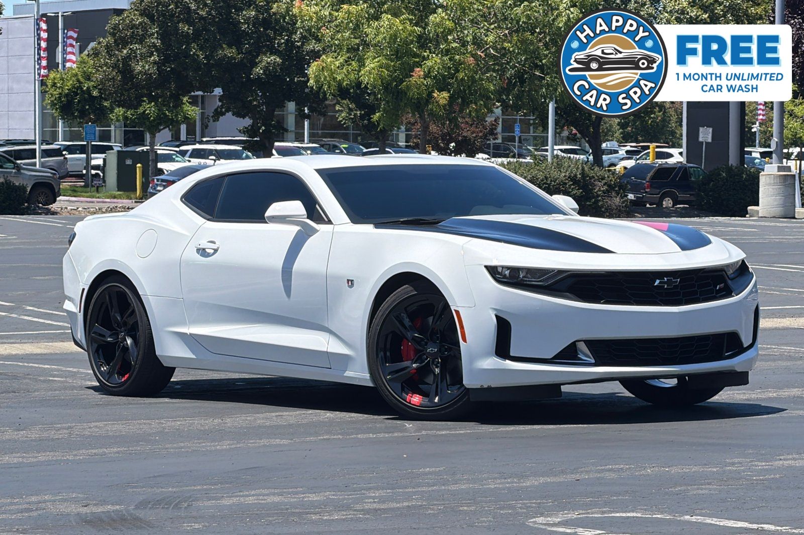 Summit White 2023 Chevrolet Camaro Coupe Rear-Wheel Drive 6-Speed Manual