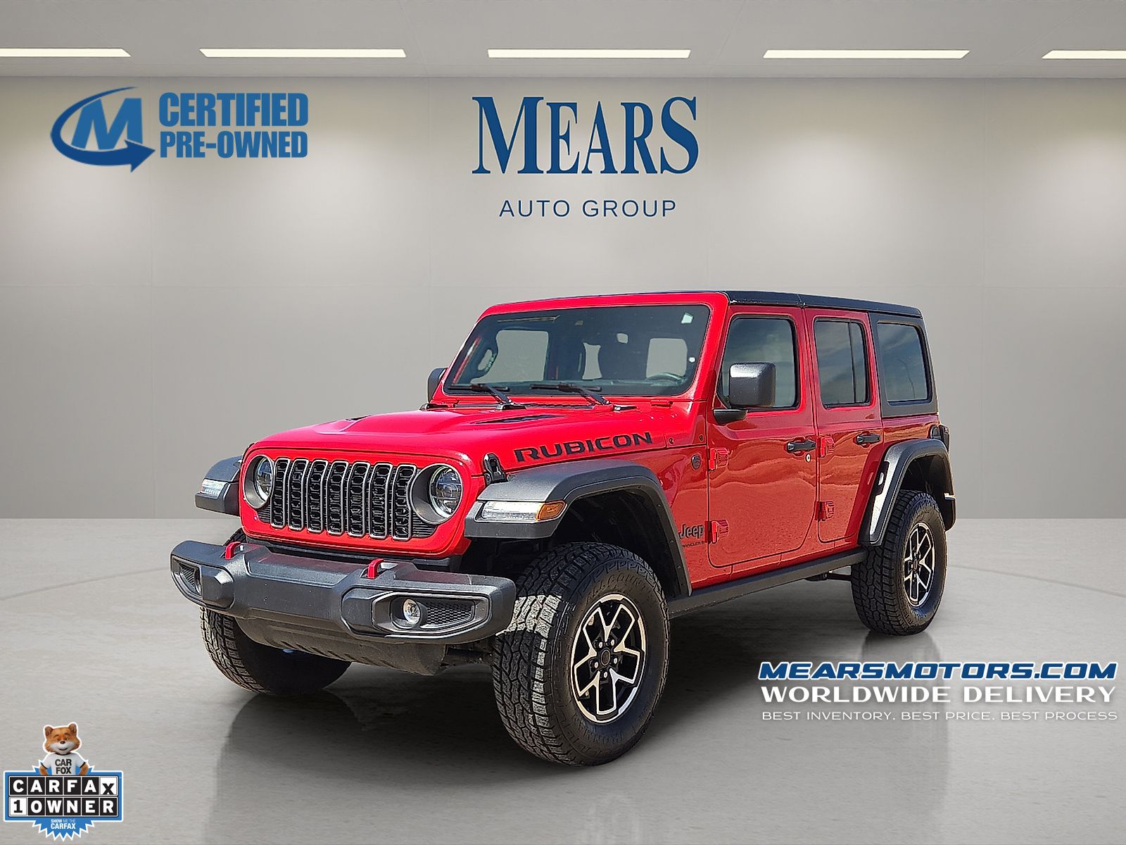 Firecracker Red Clearcoat 2025 Jeep Wrangler SUV / Crossover Four-Wheel Drive 8-Speed Automatic