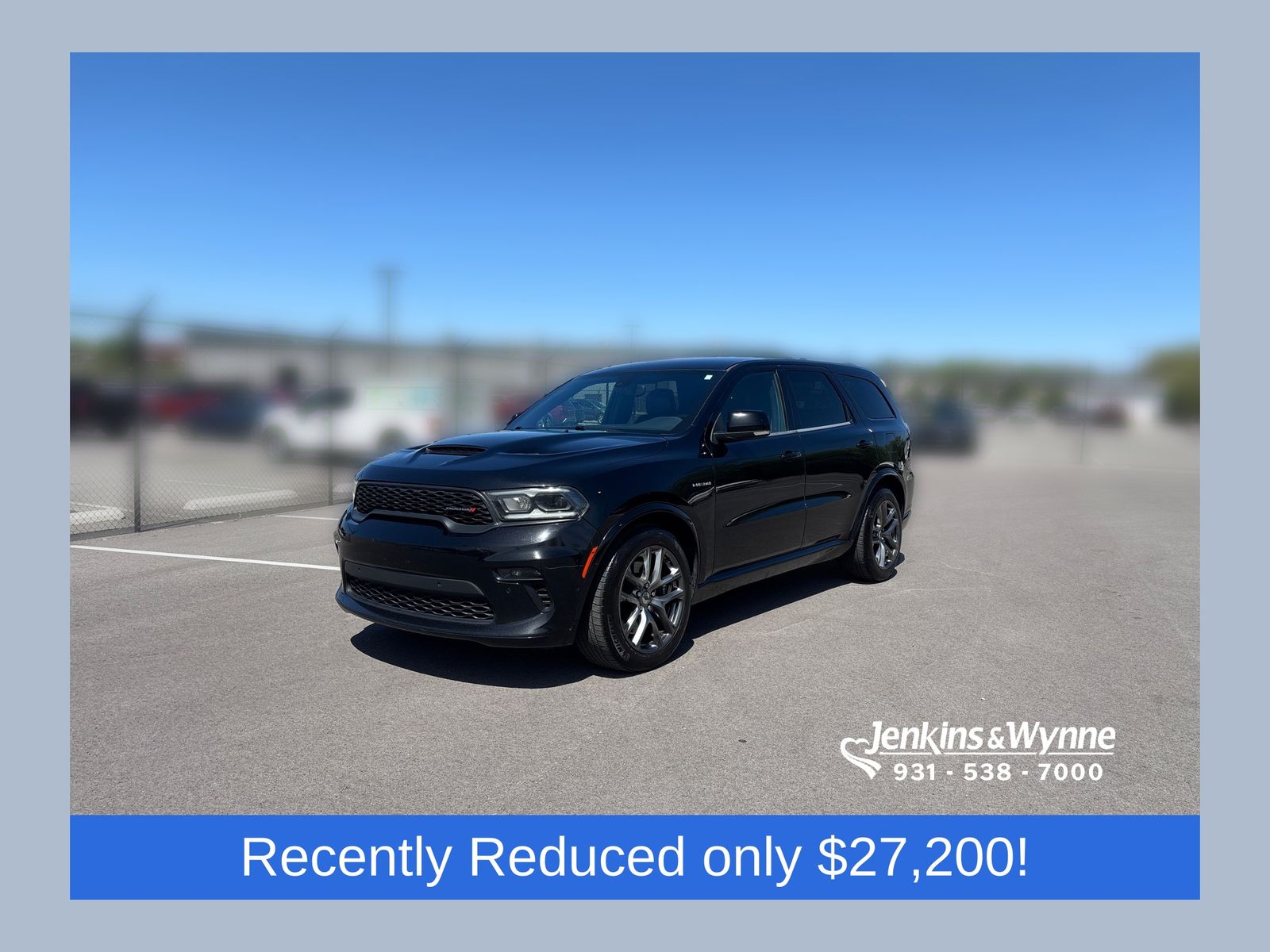 DB Black Crystal Clearcoat 2022 Dodge Durango R/T AWD SUV / Crossover All-Wheel Drive 8-Speed Automatic