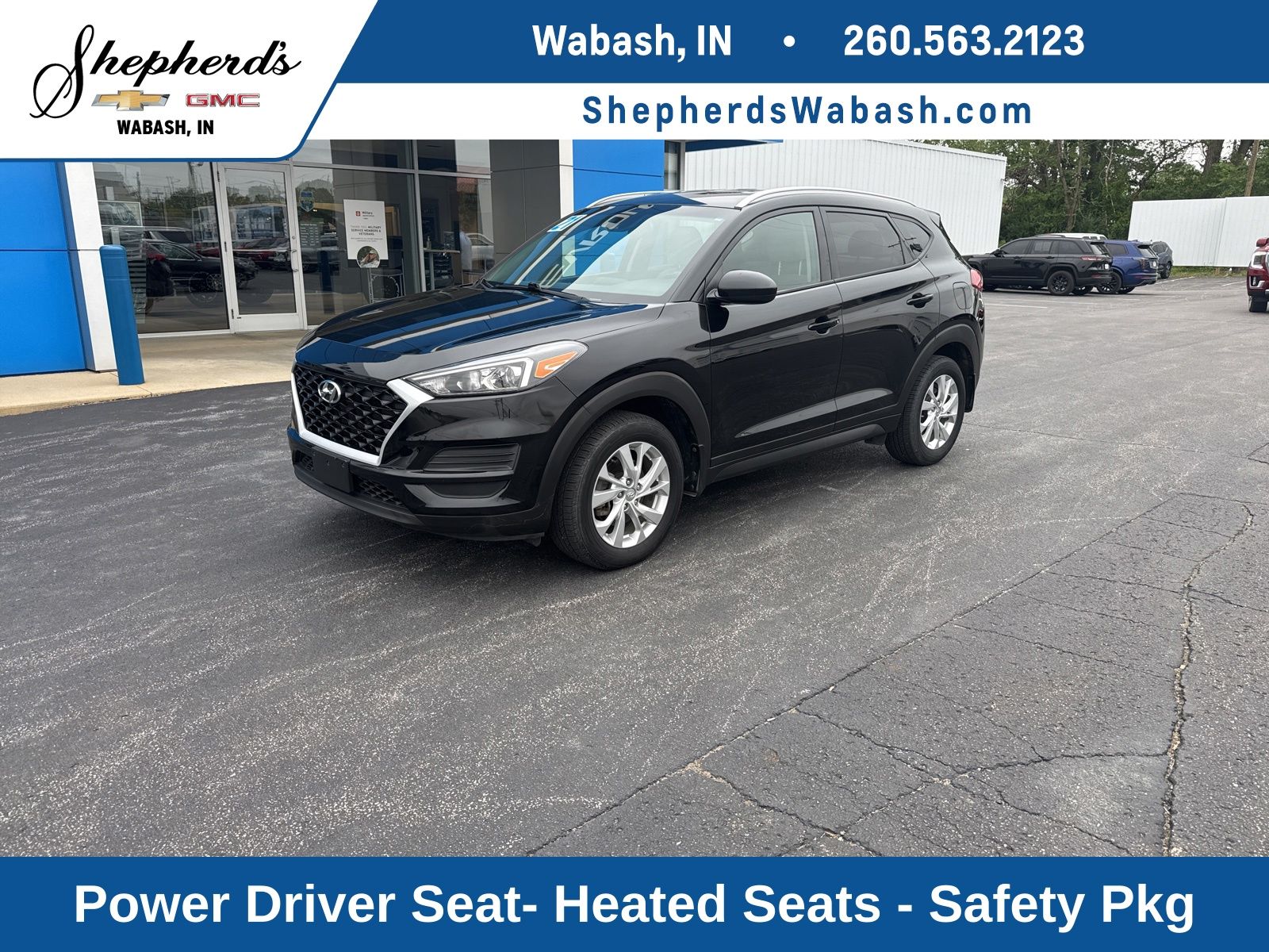 Black Noir Pearl 2021 Hyundai Tucson Value FWD SUV / Crossover Front-Wheel Drive 6-Speed Automatic