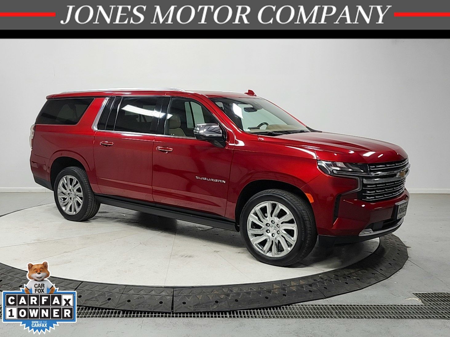 Cherry Red Tintcoat 2021 Chevrolet Suburban SUV / Crossover Four-Wheel Drive Automatic