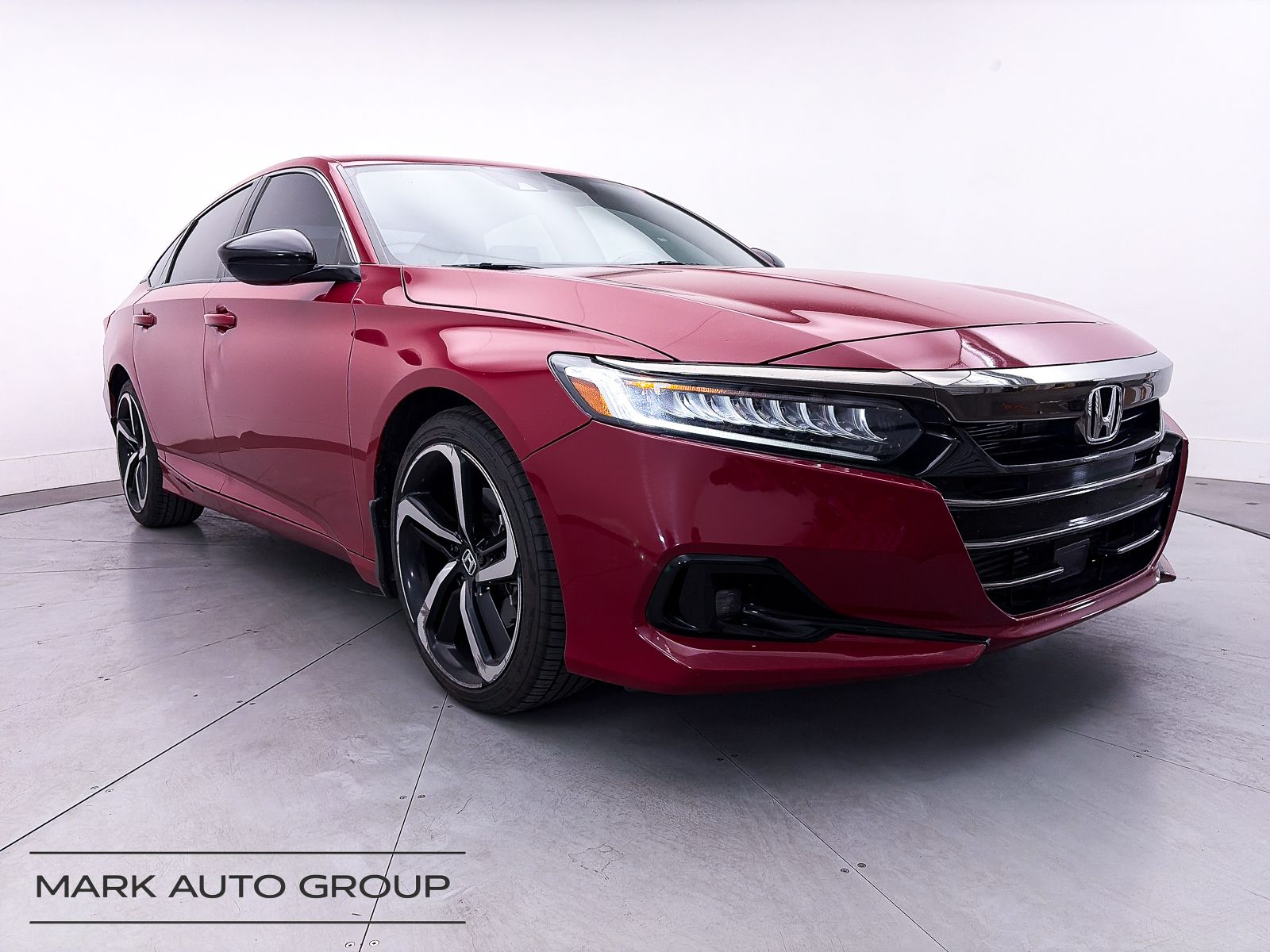 Red 2022 Honda Accord Sedan Front-Wheel Drive Continuously Variable Transmission