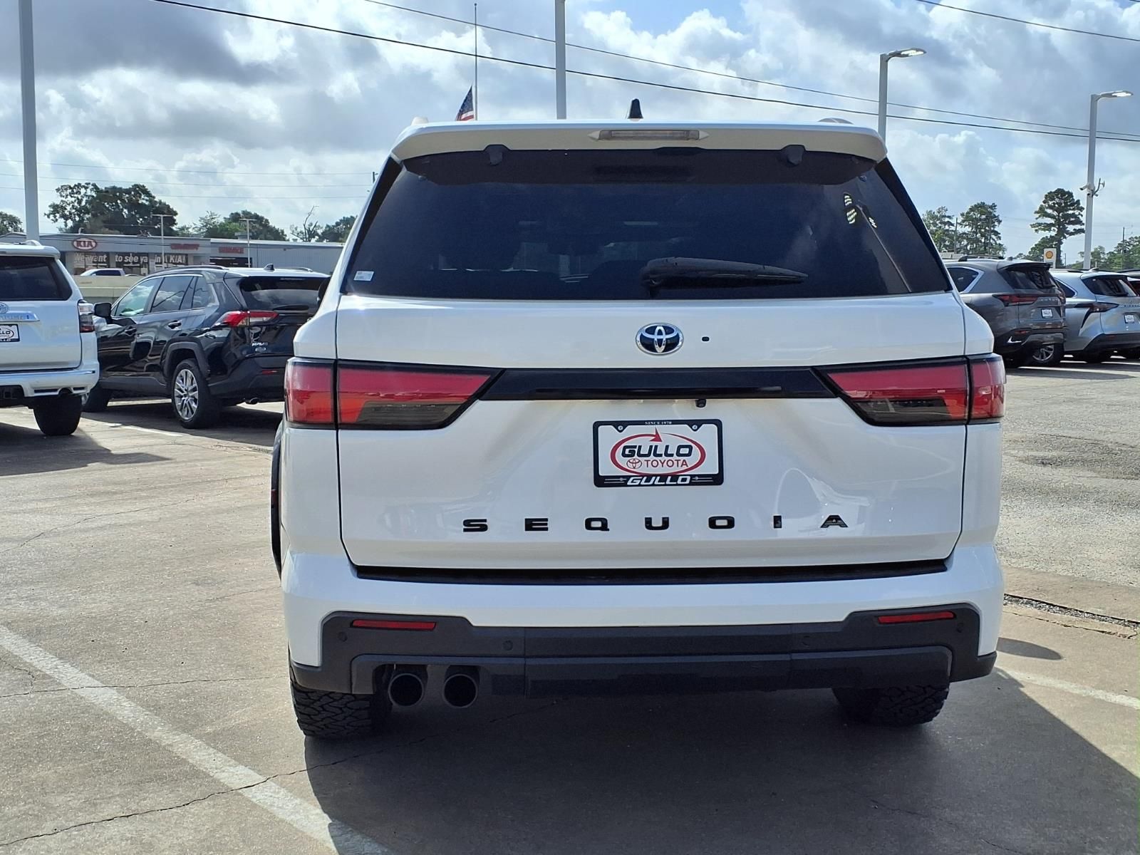 2023 Toyota Sequoia TRD Pro White at Bayway Cadillac of The Woodlands