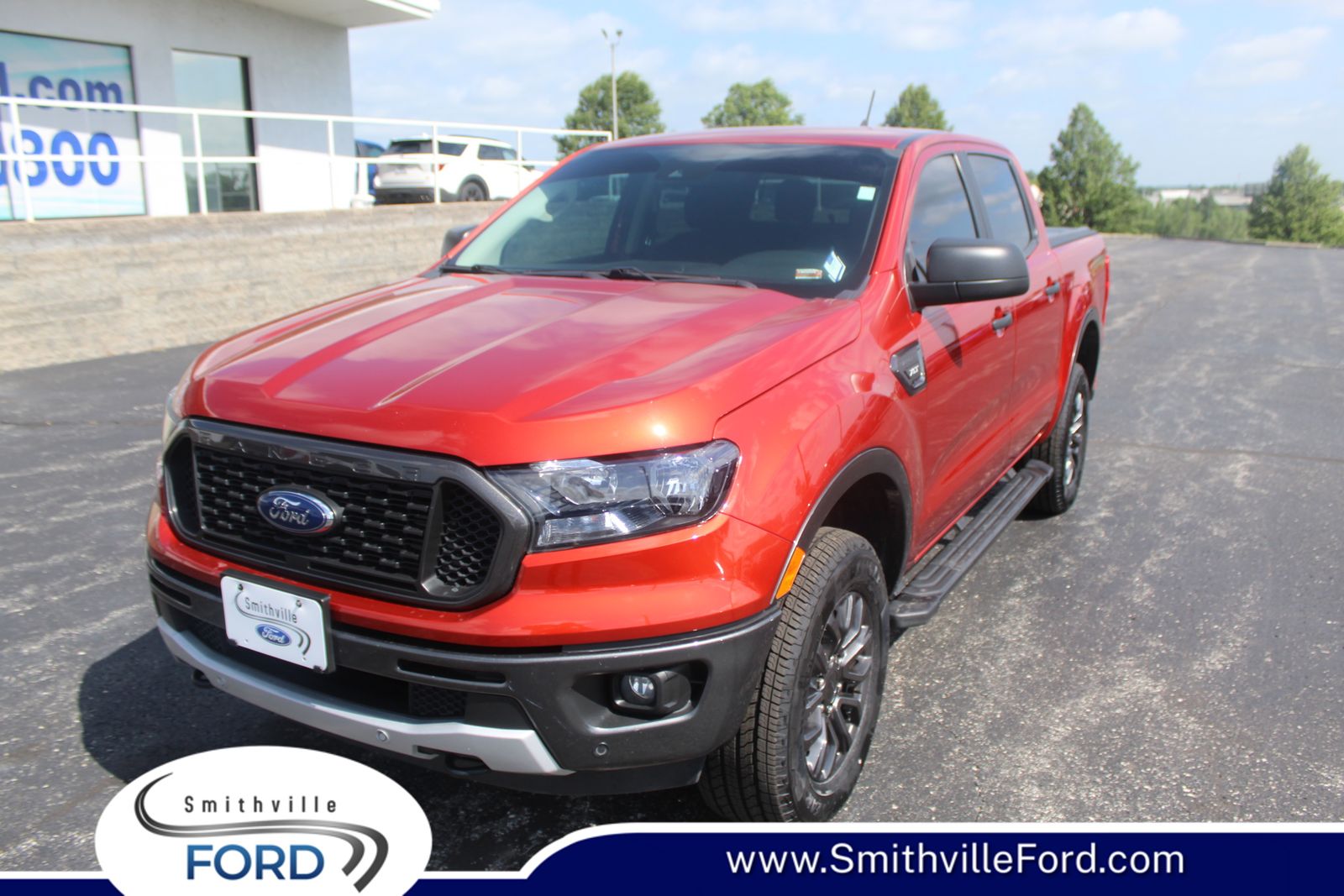 Chili Pepper Red 2019 Ford Ranger Pickup Truck Four-Wheel Drive Automatic