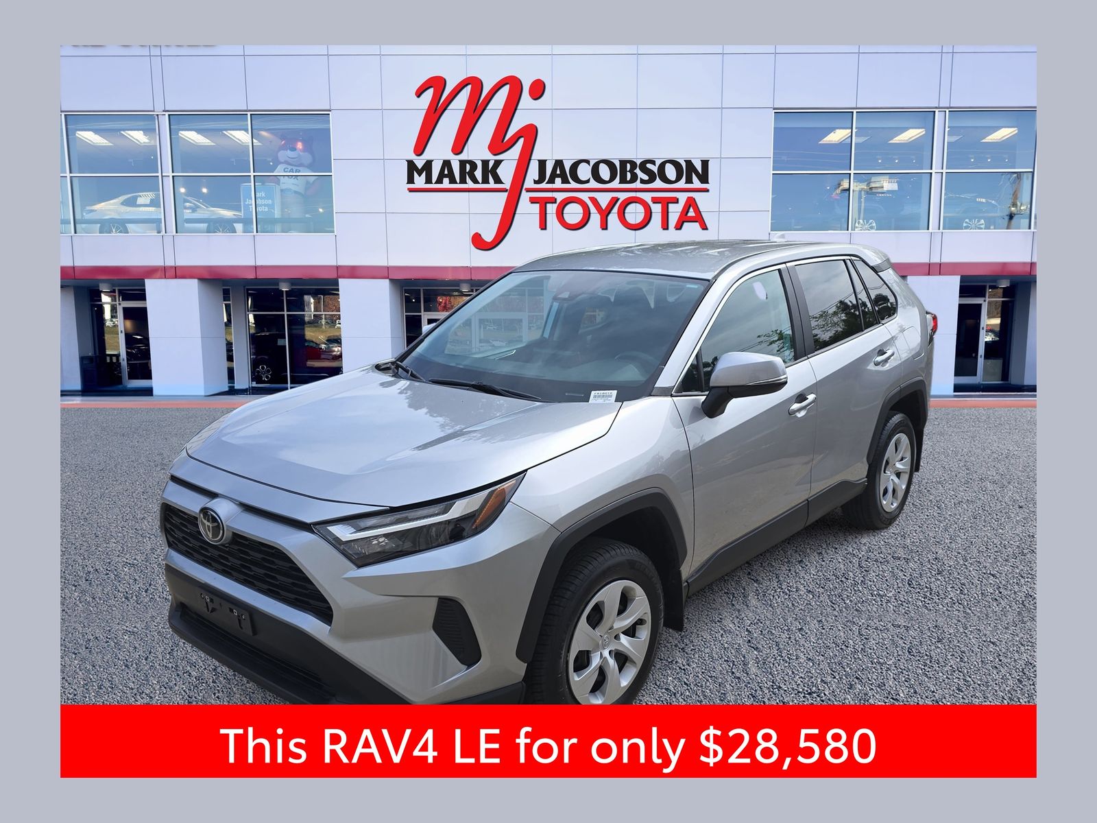Silver Sky Metallic 2024 Toyota RAV4 LE AWD SUV / Crossover All-Wheel Drive 8-Speed Automatic