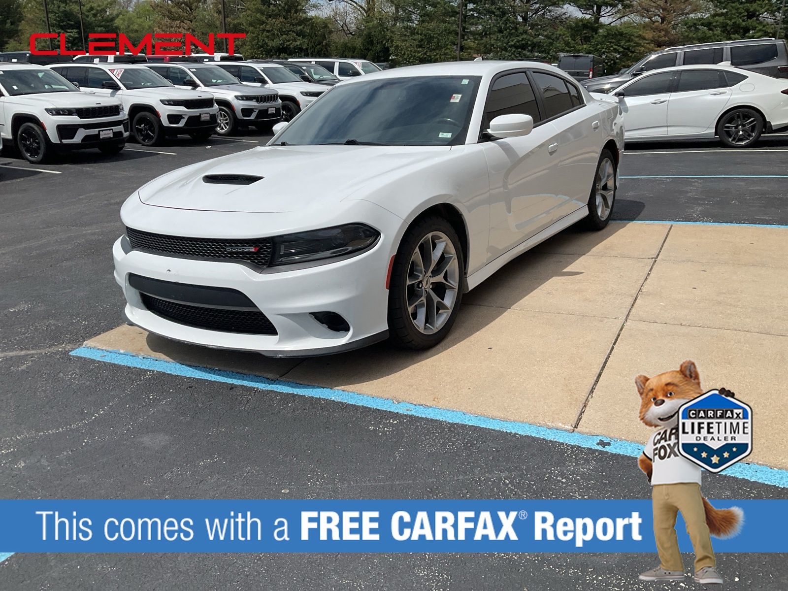 White Knuckle Clearcoat 2022 Dodge Charger GT RWD Sedan Rear-Wheel Drive 8-Speed Automatic