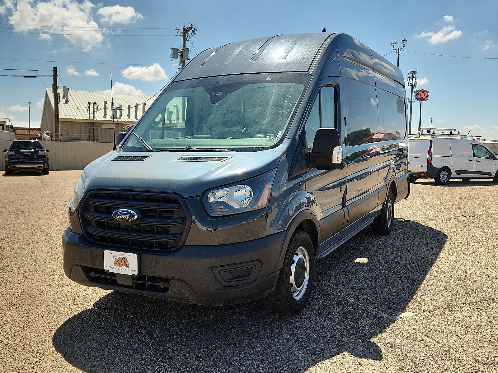 Gray 2020 Ford Transit Cargo Van Rear-Wheel Drive