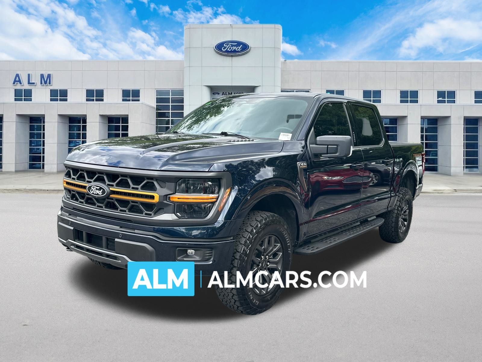 Antimatter Blue Metallic 2024 Ford F-150 Pickup Truck Four-Wheel Drive Automatic