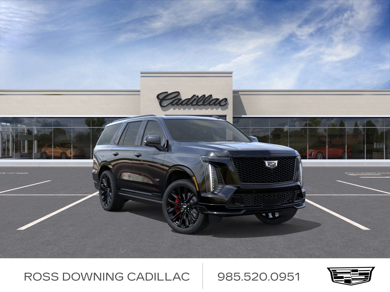 2026 Cadillac Escalade V-Series Black at Ross Downing Buick GMC