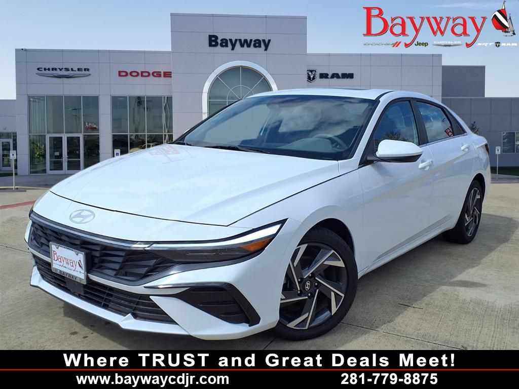 2025 Hyundai Elantra SEL Convenience White at DeMontrond Gulf Freeway