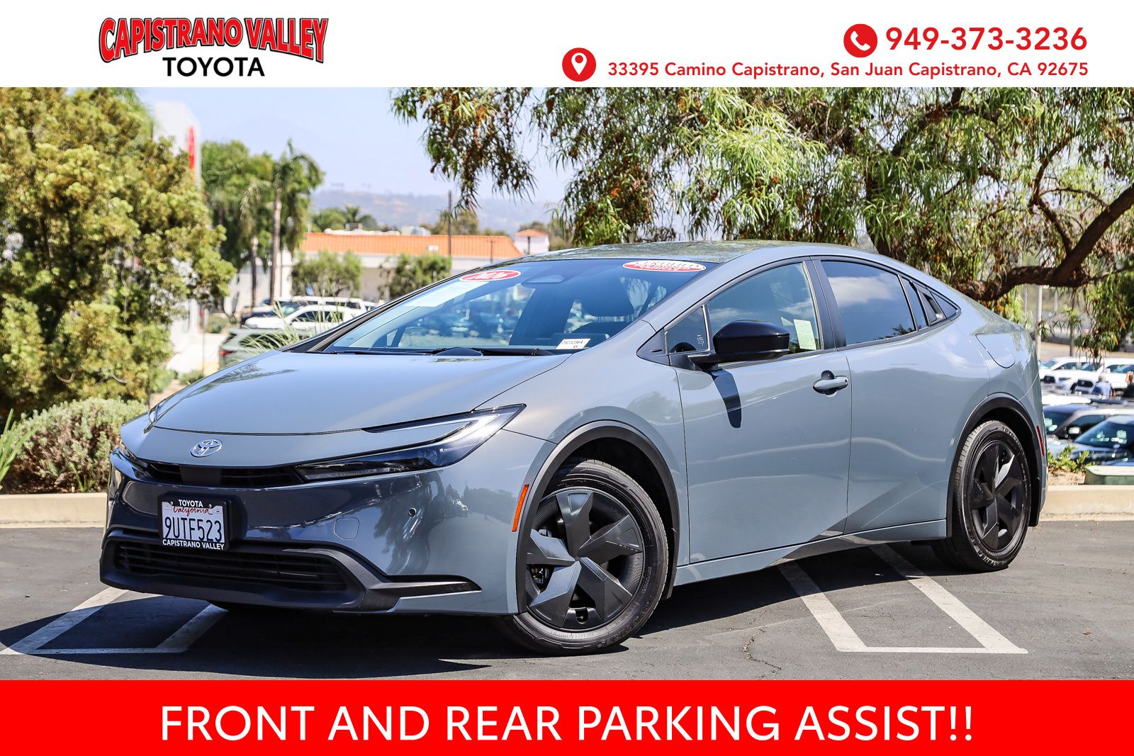 Guardian Gray 2026 Toyota Prius Hatchback Front-Wheel Drive Continuously Variable Transmission