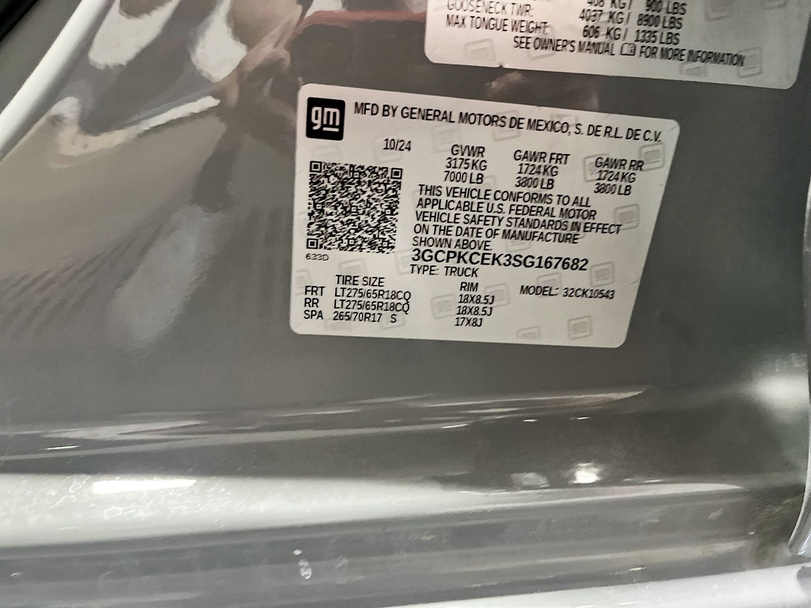 Used 2025 Gray Chevrolet Custom Trail Boss image 30