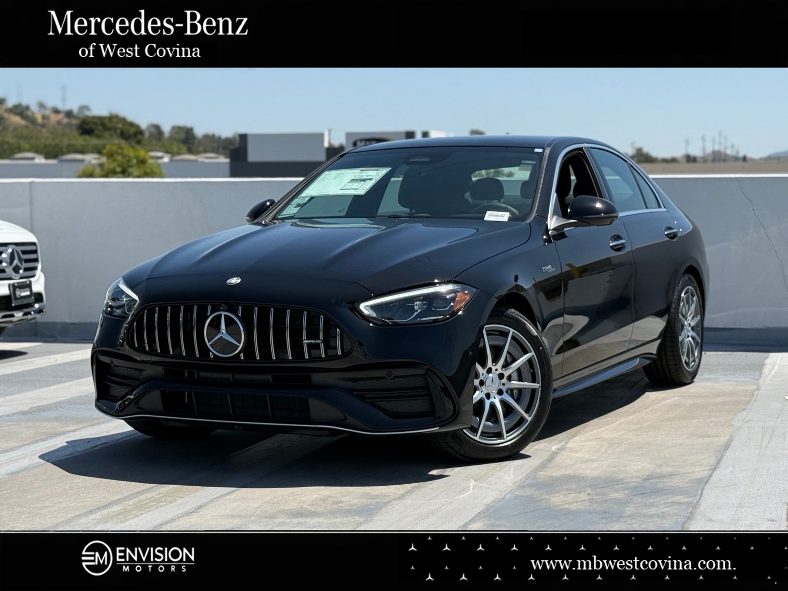 Black 2026 Mercedes-Benz C-Class Sedan All-Wheel Drive 9-Speed Automatic