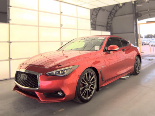 Dynamic Sunstone Red 2017 INFINITI Q60 Coupe Rear-Wheel Drive 7-Speed Automatic