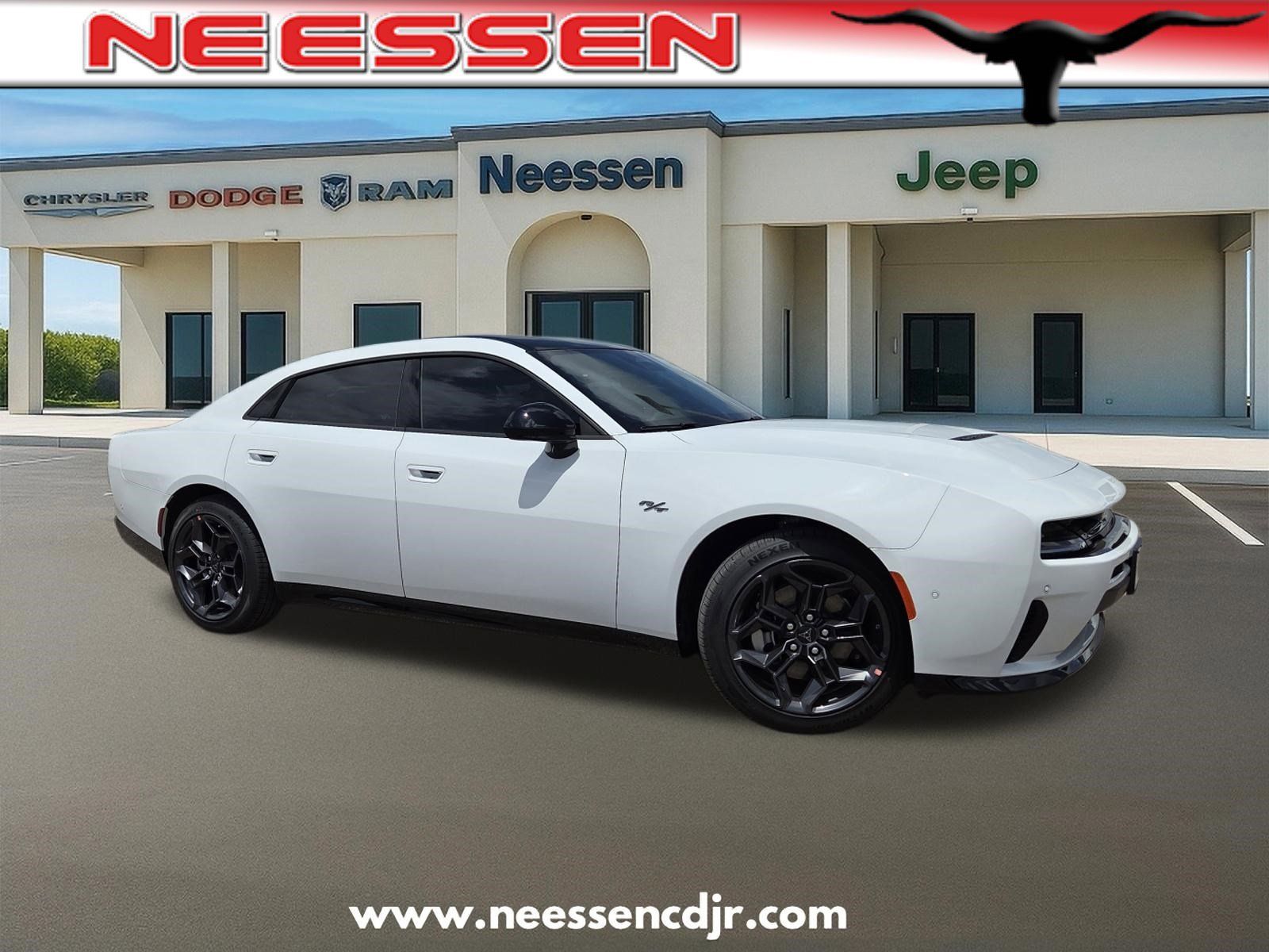 White 2026 Dodge Charger R/T Sedan AWD Sedan All-Wheel Drive Automatic