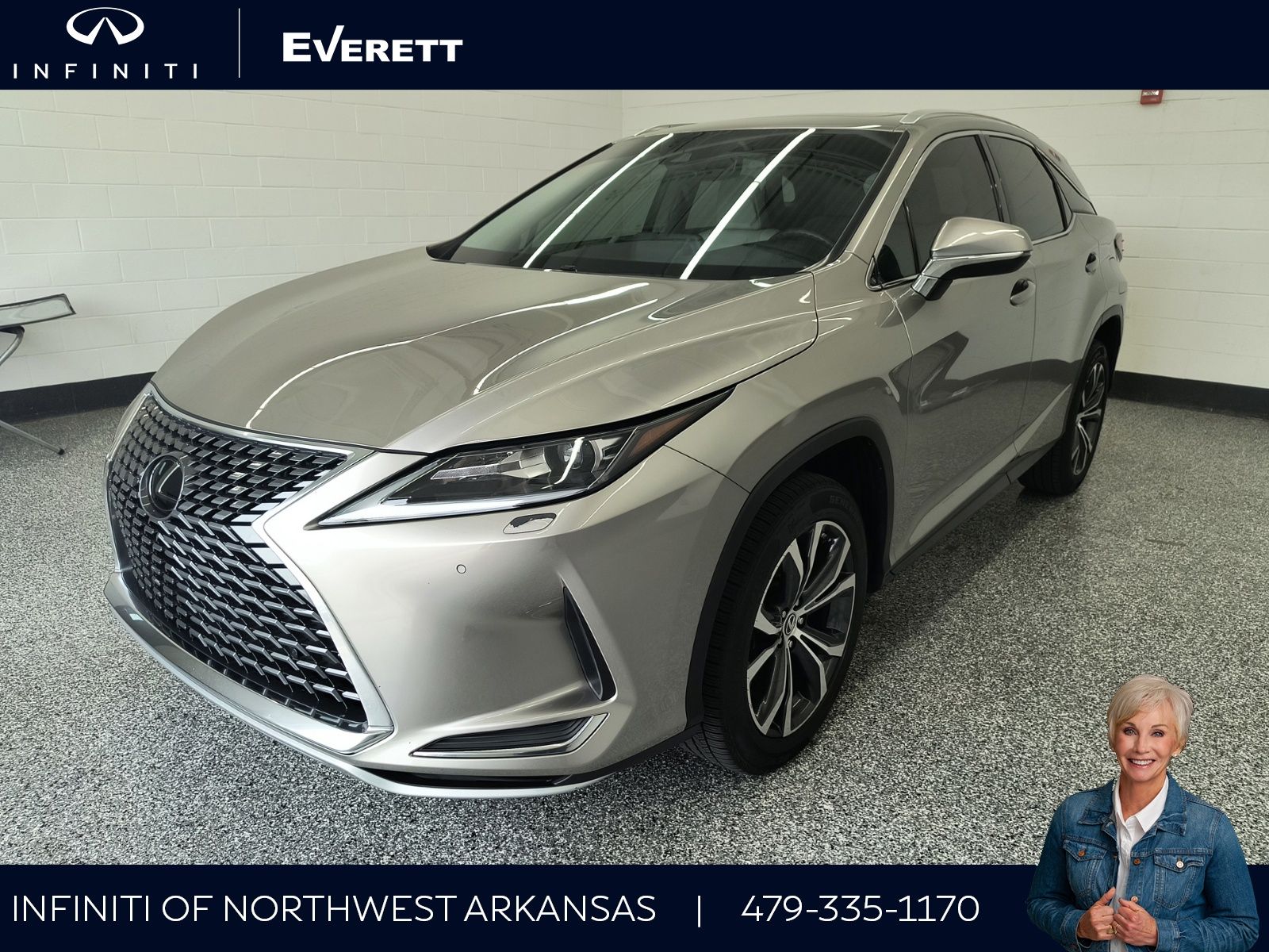 Silver 2020 Lexus RX SUV / Crossover Front-Wheel Drive 8-Speed Automatic