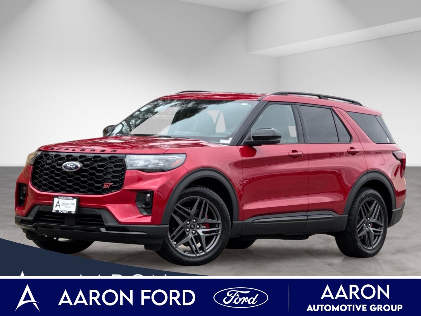 Red Metallic 2025 Ford Explorer SUV / Crossover All-Wheel Drive Automatic