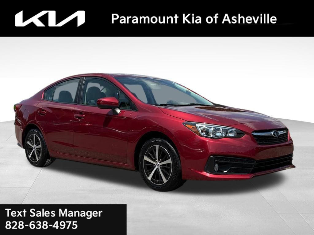 Crimson Red Pearl 2020 Subaru Impreza Sedan All-Wheel Drive Continuously Variable Transmission