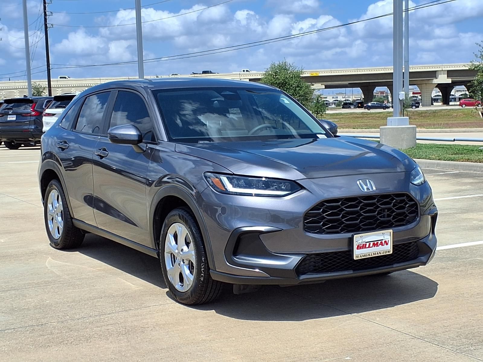 Gray (Modern Steel Metallic) 2025 Honda HR-V SUV / Crossover Front-Wheel Drive Continuously Variable Transmission