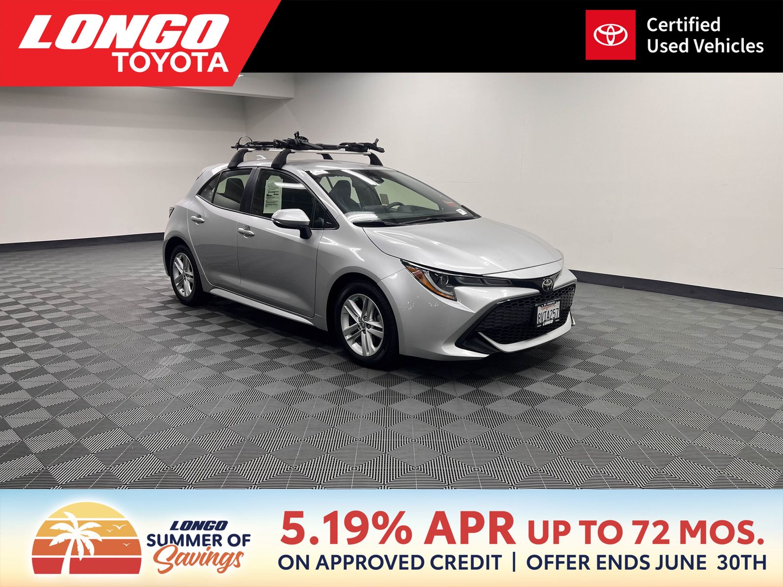 used 2021 Toyota Corolla Hatchback car, priced at $23,788