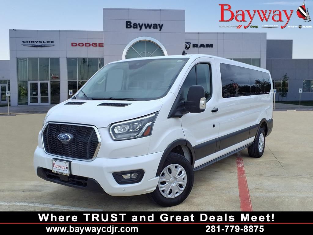 2023 Ford Transit-350 XLT White at North Houston Mitsubishi