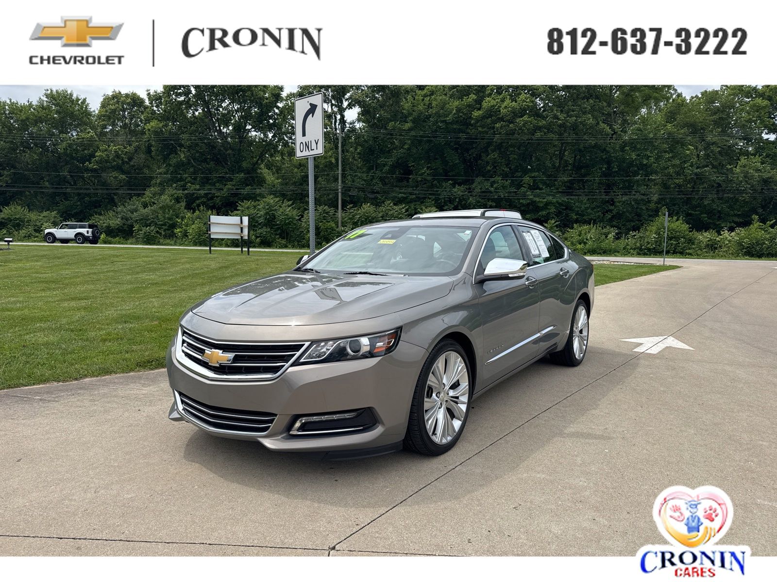 Pepperdust Metallic 2017 Chevrolet Impala Premier FWD Sedan Front-Wheel Drive 6-Speed Automatic Overdrive
