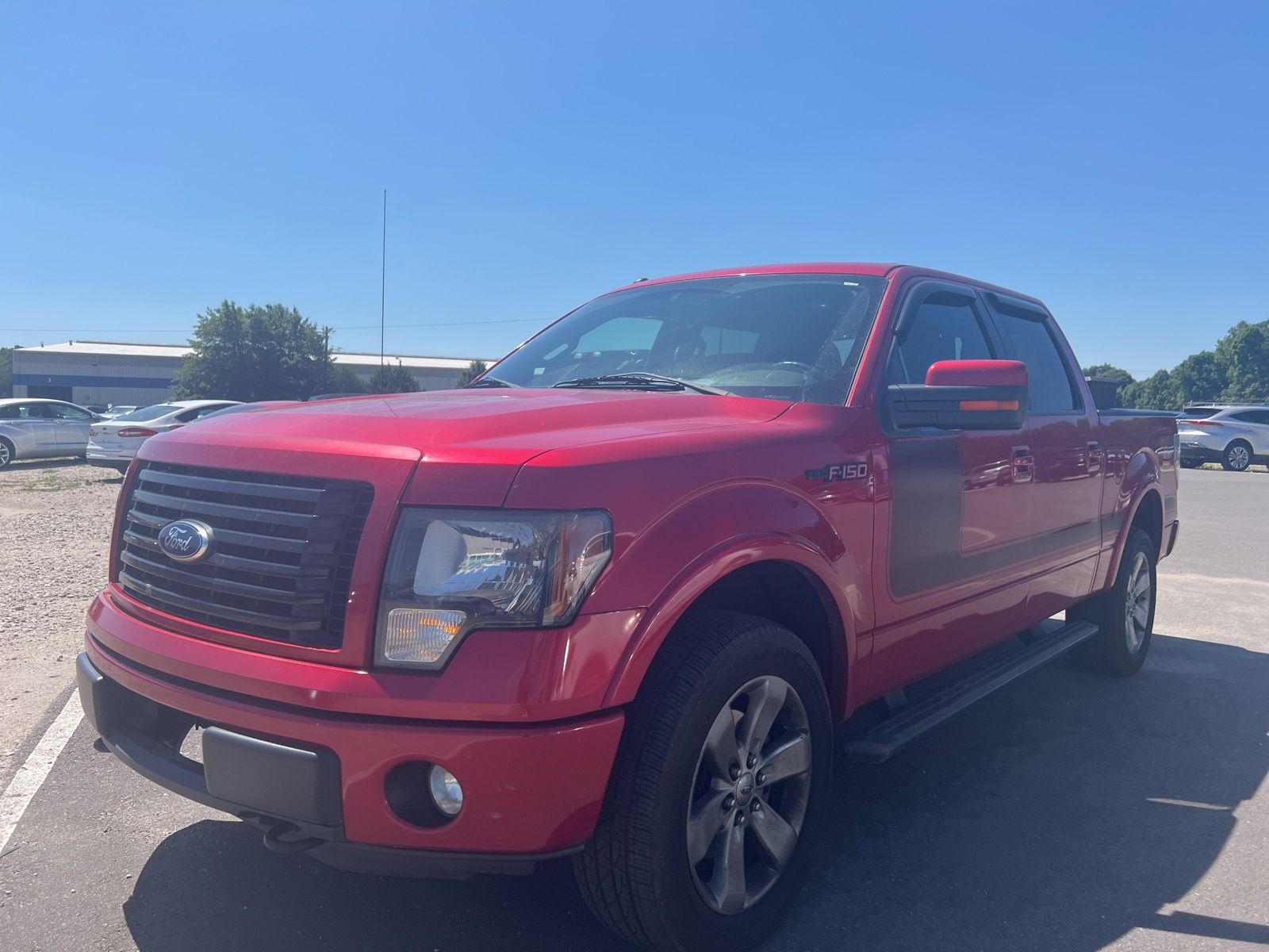 Vermillion Red 2012 Ford F-150 Pickup Truck Four-Wheel Drive 6-Speed Automatic
