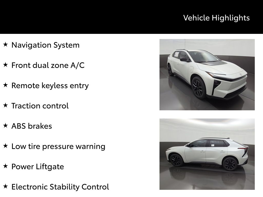 New 2026 Toyota bZ SUV