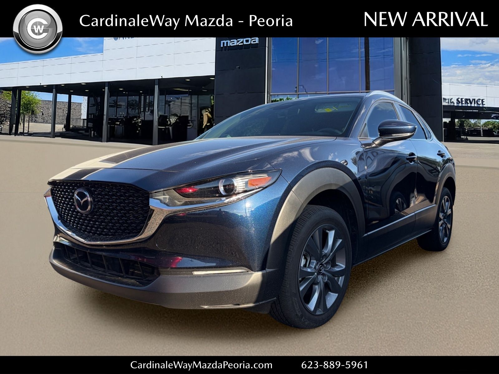 Deep Crystal Blue Mica 2025 Mazda CX-30 SUV / Crossover All-Wheel Drive 6-Speed Automatic