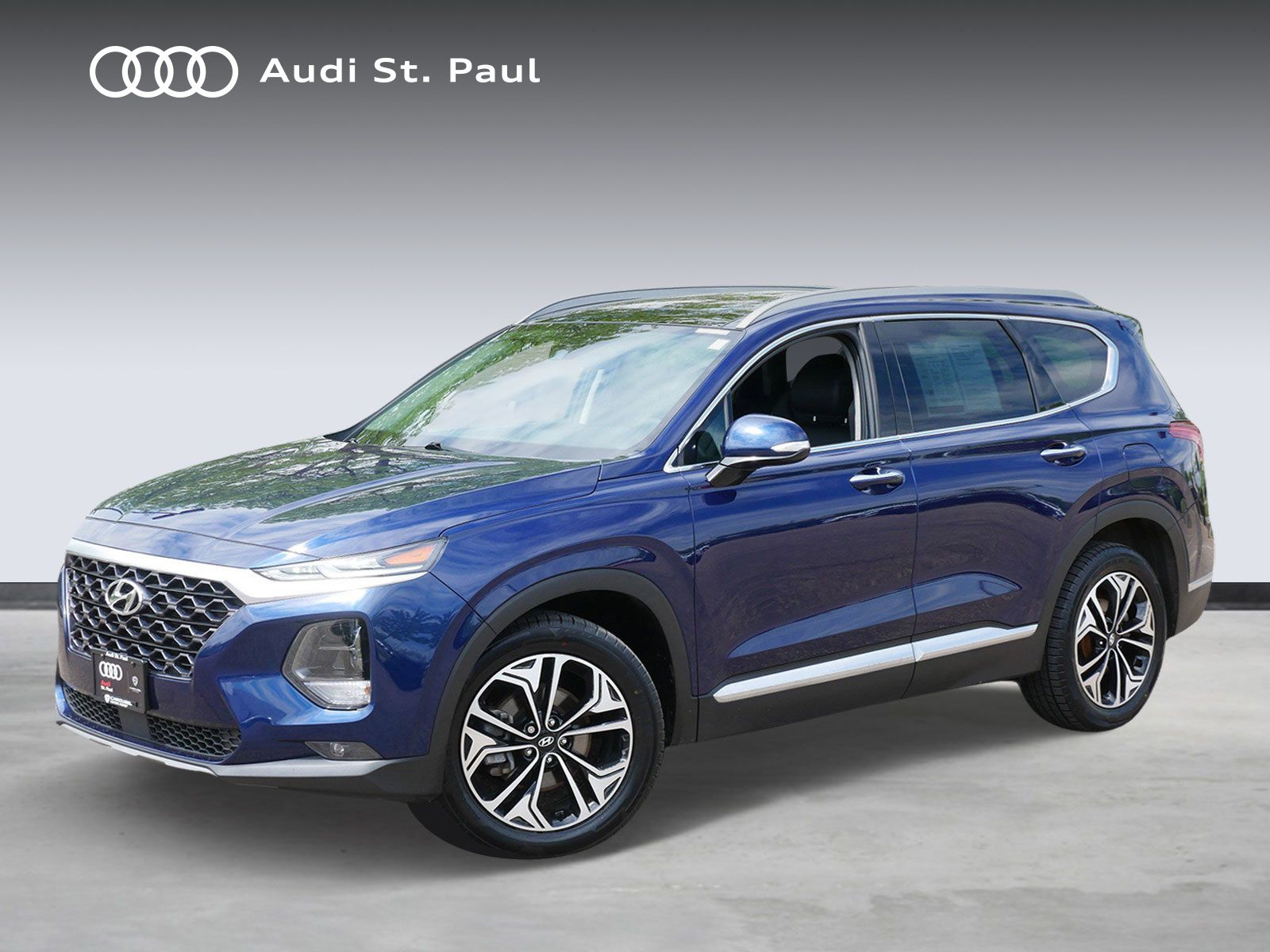 Blue (Stormy Sea) 2019 Hyundai Santa Fe SUV / Crossover All-Wheel Drive 8-Speed Automatic
