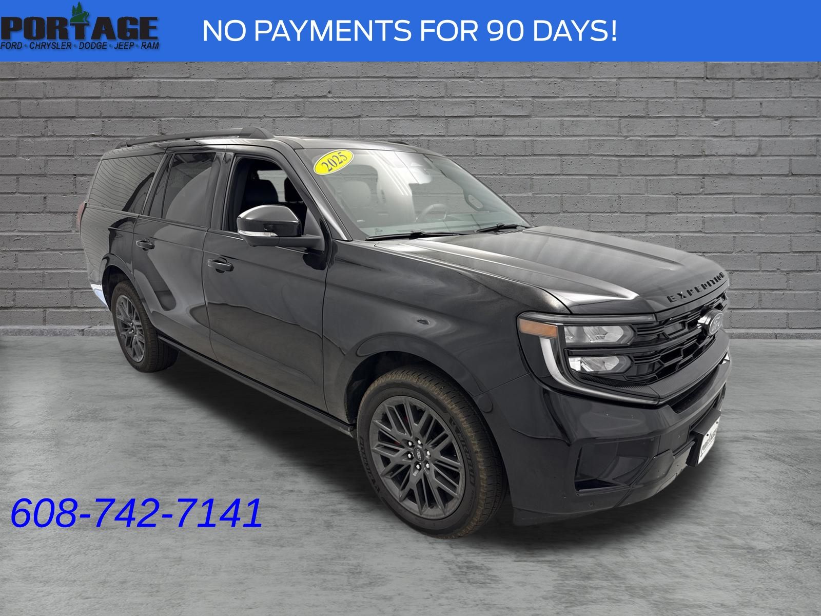 Agate Black Metallic 2025 Ford Expedition SUV / Crossover Four-Wheel Drive Automatic
