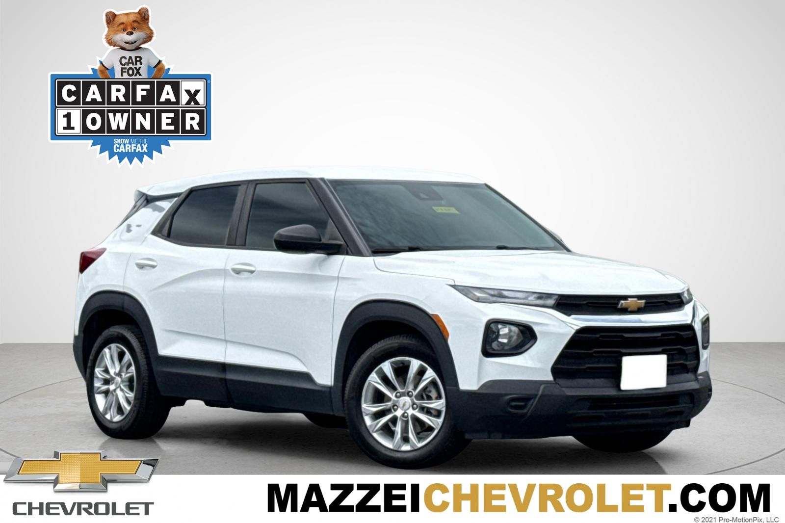 Summit White 2021 Chevrolet Trailblazer SUV / Crossover Front-Wheel Drive Continuously Variable Transmission
