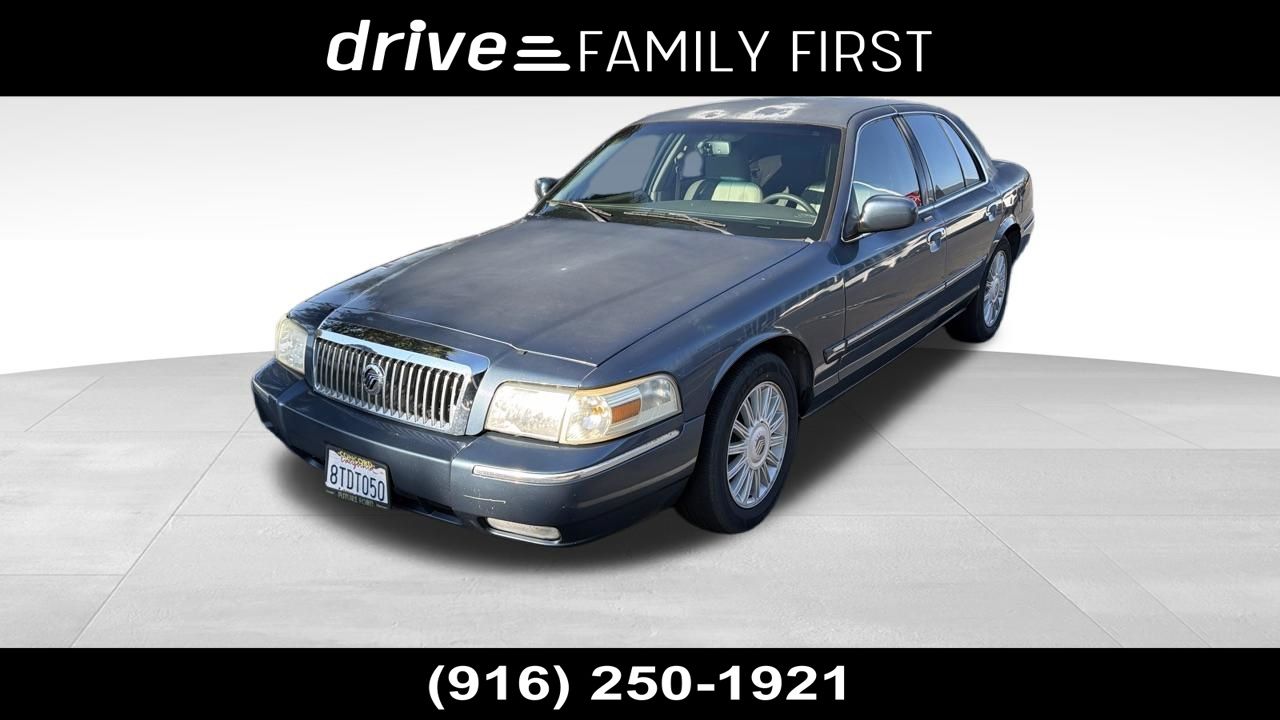 Gray 2008 Mercury Grand Marquis Sedan Rear-Wheel Drive 4-Speed Automatic Overdrive