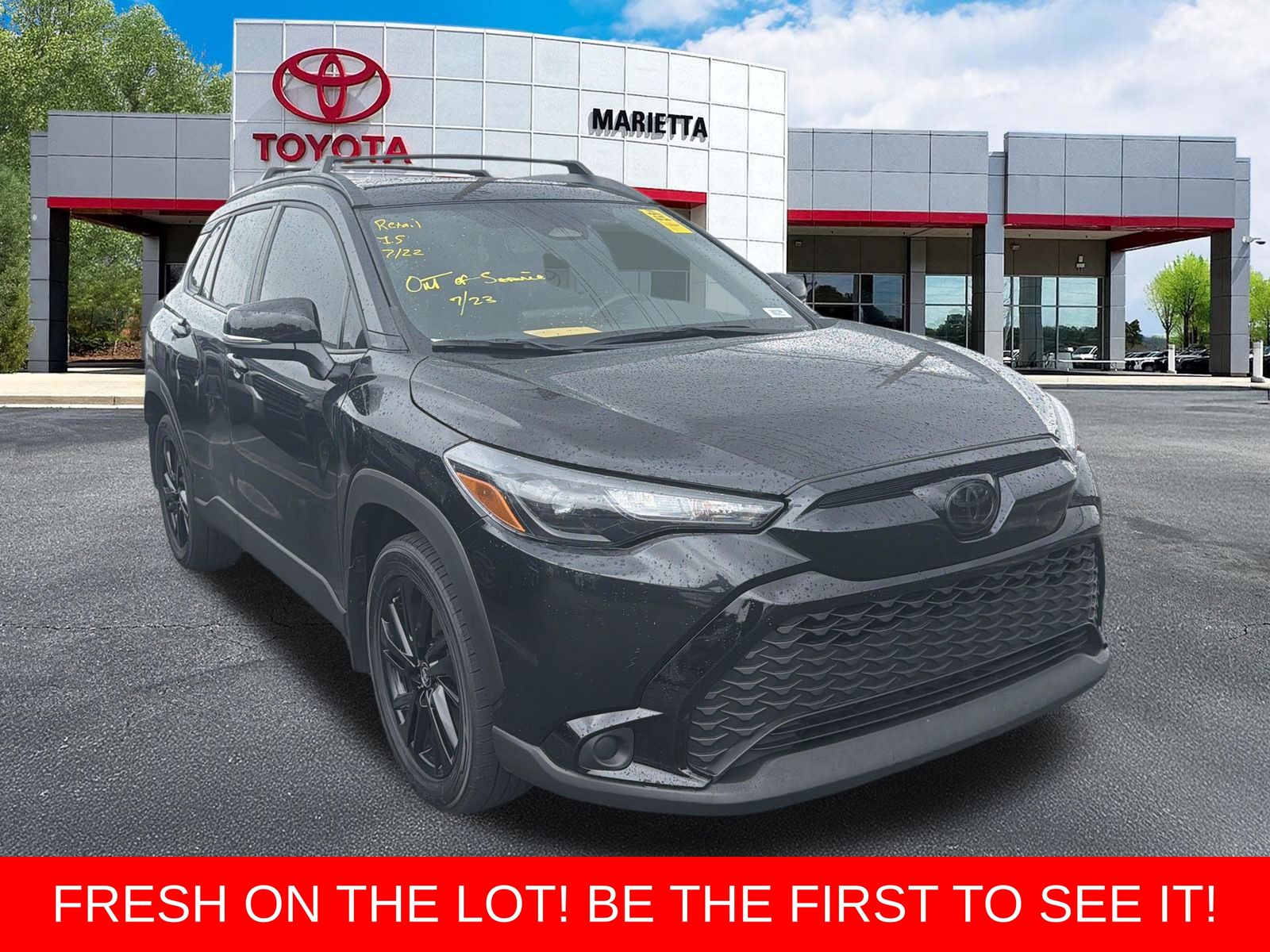 Jet Black 2025 Toyota Corolla Cross Hybrid SUV / Crossover All-Wheel Drive Continuously Variable Transmission