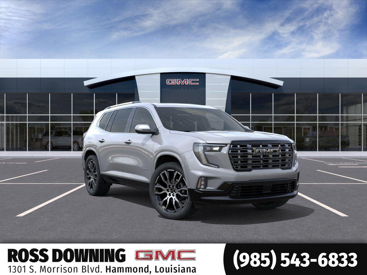 Sterling Metallic 2026 GMC Acadia SUV / Crossover Front-Wheel Drive 8-Speed Automatic